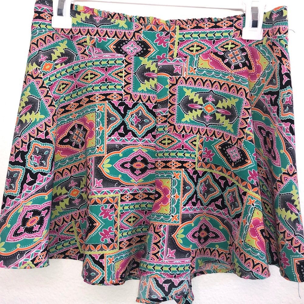 colorful pattern shorts